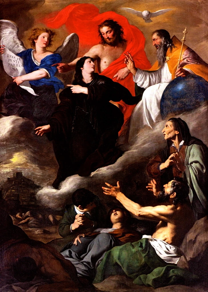 Pala di santa Rosalia - Castiglione delle Stiviere, Mantova